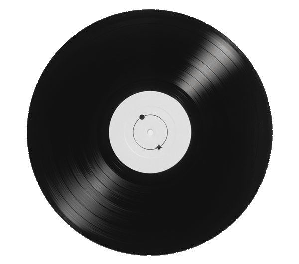 Disco de vinil girando